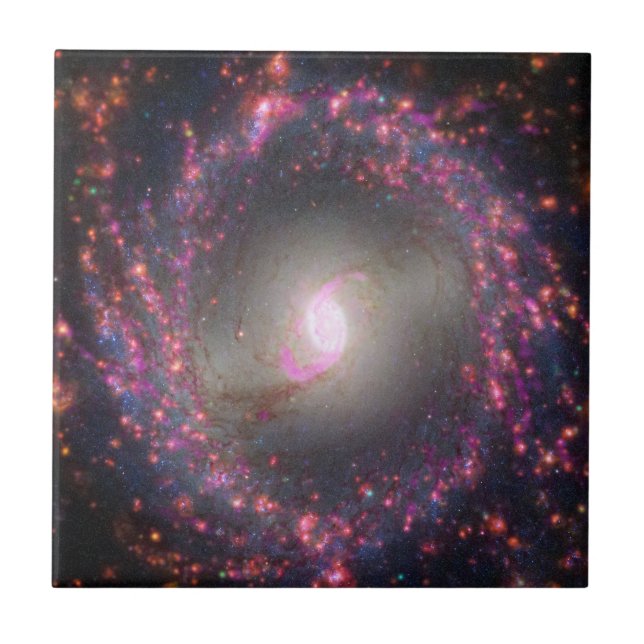 Spiral Galaxy Ngc 3351. Fliese (Vorderseite)