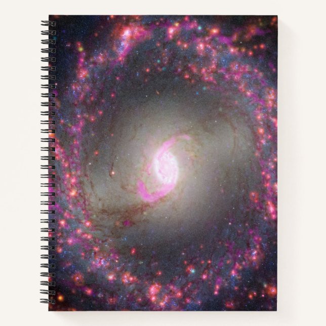 Spiral Galaxy Ngc 3351. Notizbuch (Vorderseite)
