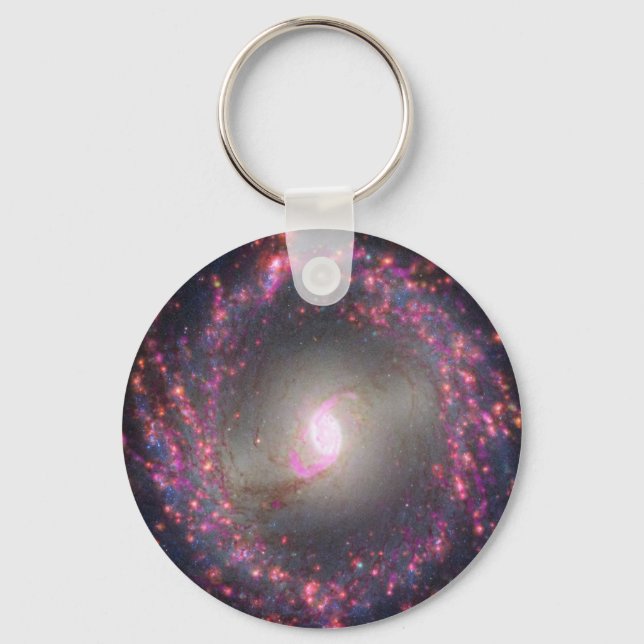 Spiral Galaxy Ngc 3351. Schlüsselanhänger (Vorderseite)
