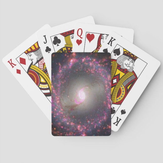 Spiral Galaxy Ngc 3351. Spielkarten (Rückseite)