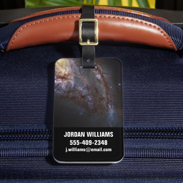 Spiral Galaxy Ngc 3627. Gepäckanhänger (Vorderseite Insitu 2)