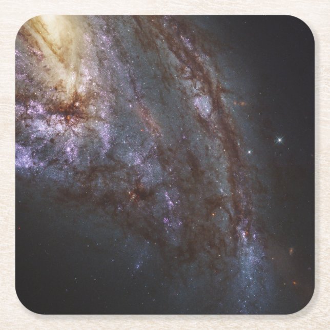 Spiral Galaxy Ngc 3627. Rechteckiger Pappuntersetzer (Vorderseite)