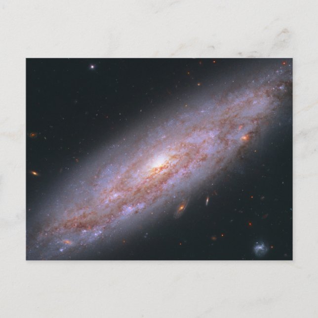 Spiral Galaxy Ngc 3972. Postkarte (Vorderseite)