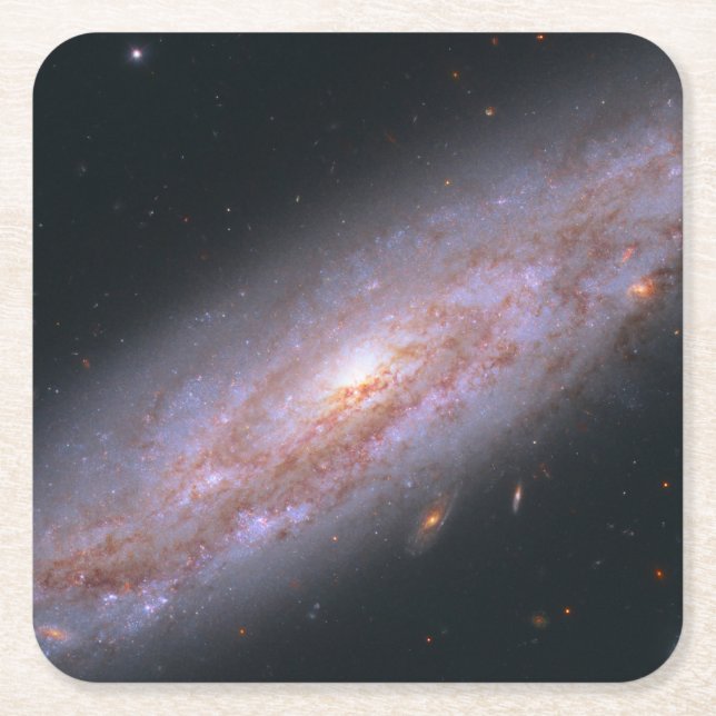 Spiral Galaxy Ngc 3972. Rechteckiger Pappuntersetzer (Vorderseite)