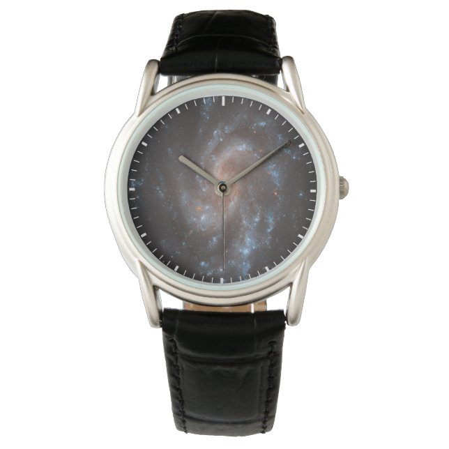 Spiral Galaxy Ngc 5584 Armbanduhr (Vorderseite)