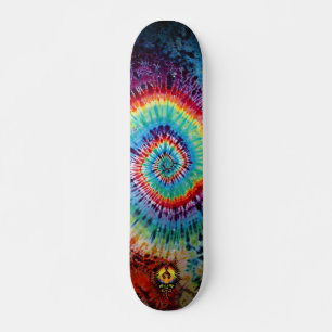 Spiral Gefärbte Krawatte Skateboard