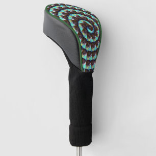Spiral Guinea Pig Pattern, Golf Headcover