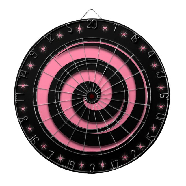 Spiral Hypnotic Pink Wheel Regulation Dartscheibe (vorne)