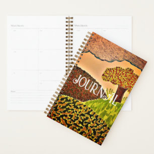 Spiral Journal avec la scène de la nature