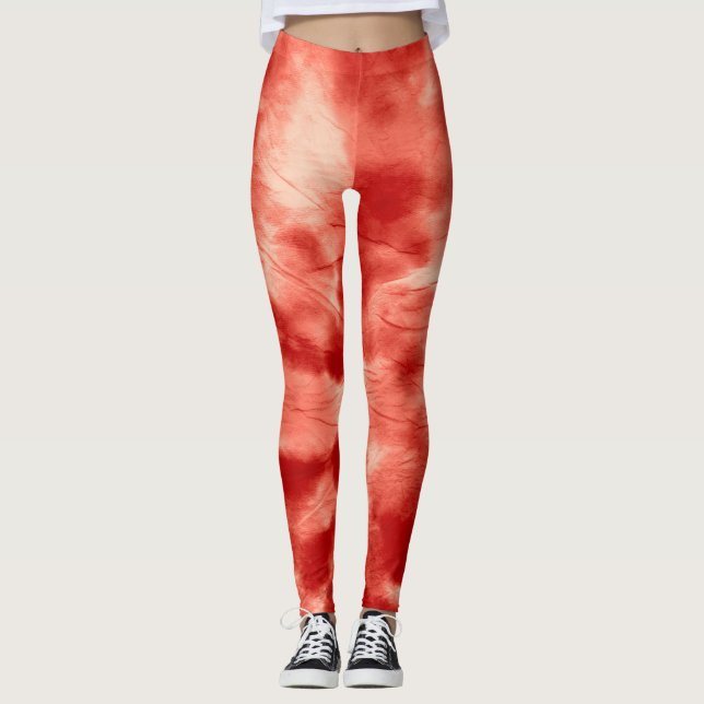 Spiral Kaleidoscope Psych Leggings (Vorderseite)
