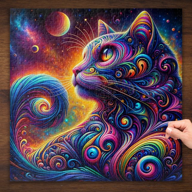 Spiral Mystic Galaxy Rainbow Cat (Von Creator hochgeladen)