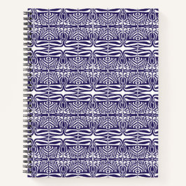 Spiral Note Book Lila Ornament Notizbuch