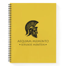 Spiral Notebook Aequam memento servare mentem