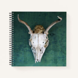 Spiral Notebook Antelope Skull Design Notizbuch