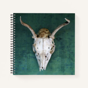 Spiral Notebook Antelope Skull Design Notizbuch