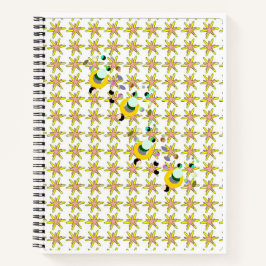 Spiral-Notebook-Bienen Notizbuch
