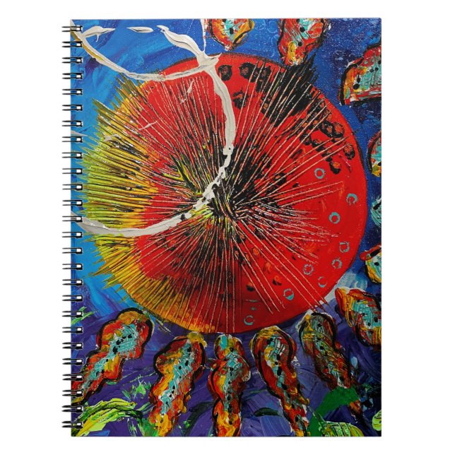 Spiral Notebook Burst Notizblock (Vorderseite)