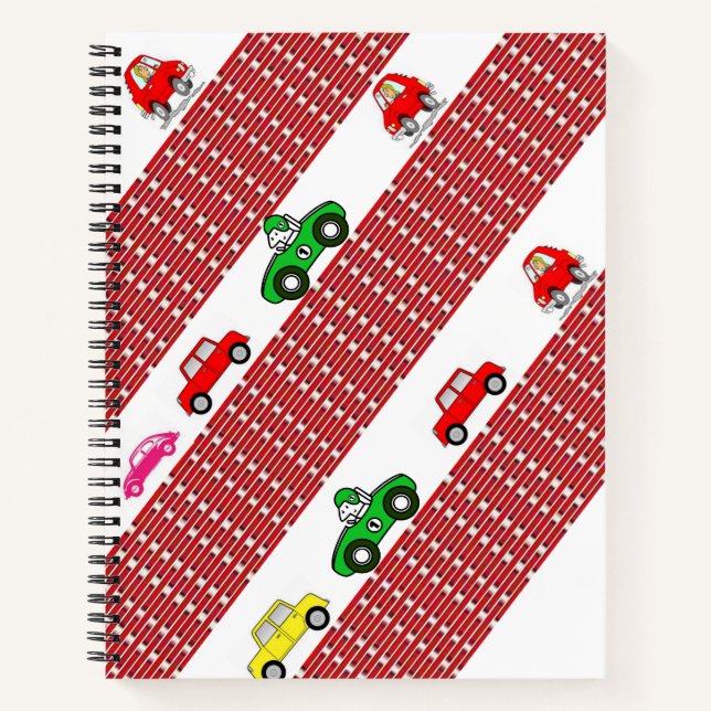Spiral Notebook Car Notizbuch (Vorderseite)