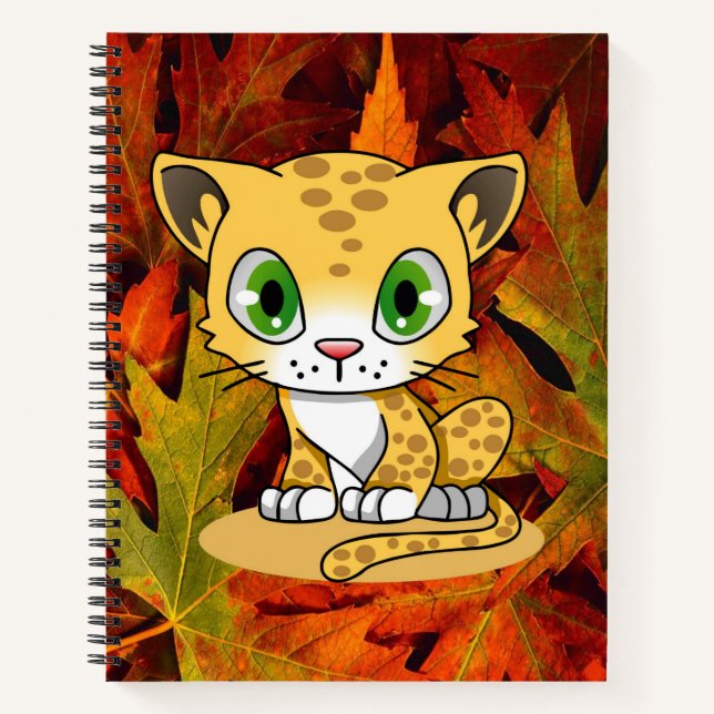 Spiral Notebook Cat Notizbuch (Vorderseite)