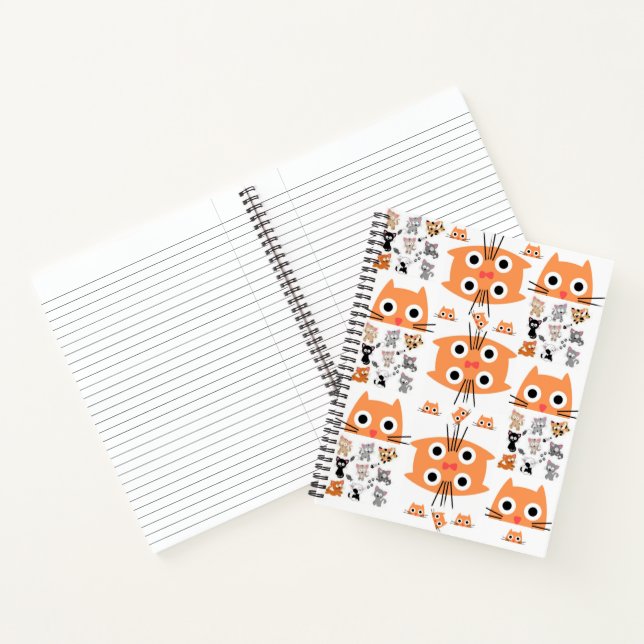 Spiral Notebook Cats Kittens Notizbuch (Innenseite)