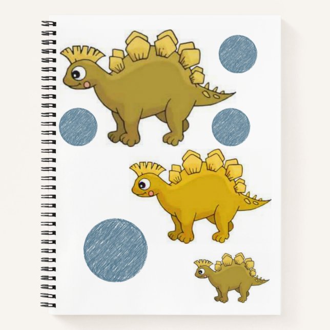 Spiral Notebook Dinosaur Notizbuch (Vorderseite)