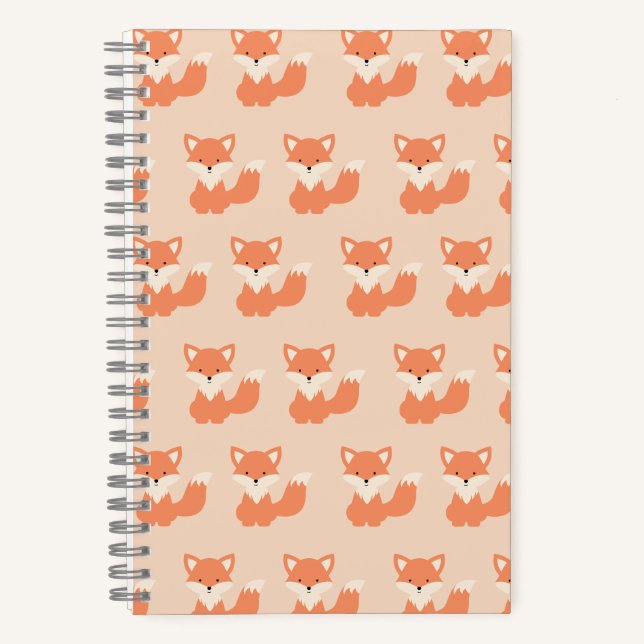 Spiral Notebook Fox Notizbuch (Vorderseite)