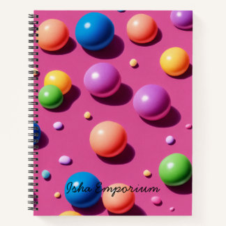 Spiral Notebook Gedankenblasen: Wo Ideen aufgehen Notizbuch