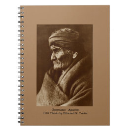 Spiral Notebook Geronimo von Edward S. Curtis Notizblock