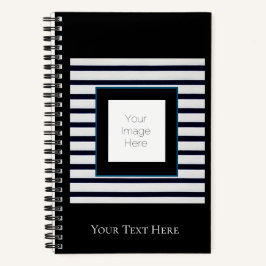 Spiral Notebook gestreift benutzerdefiniertes Foto Notizbuch