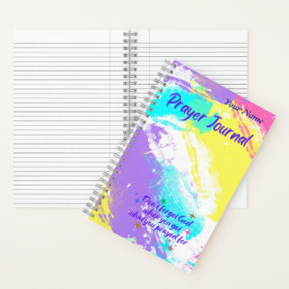 Spiral Notebook-Größe A5, Pastel Abstrakt Notizbuch