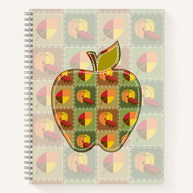 Spiral-Notebook im Herbst Notizbuch (Vorderseite)