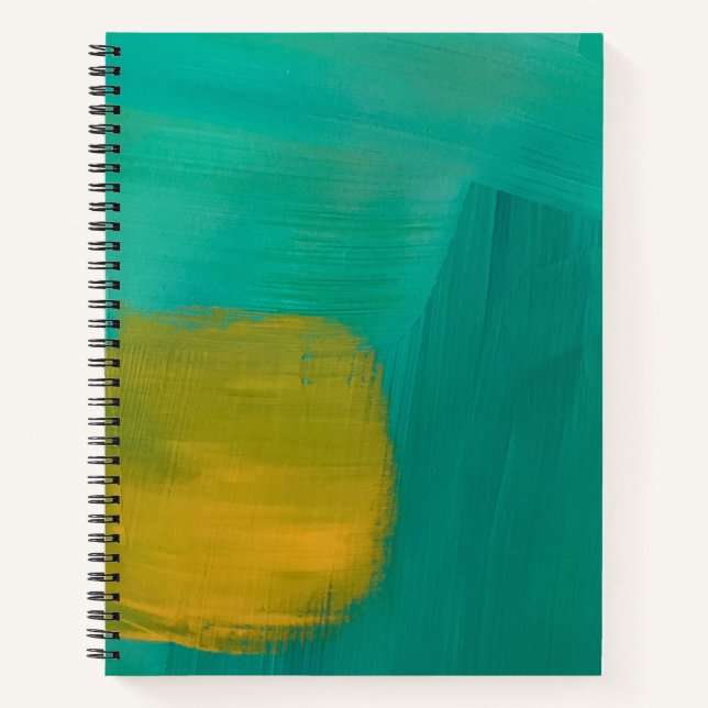 Spiral-Notebook in Misty Sun Design Notizbuch (Vorderseite)