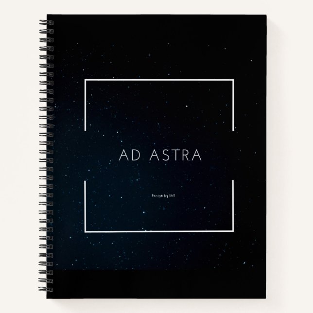 Spiral-Notebook mit Ad Astra Print Notizbuch (Vorderseite)