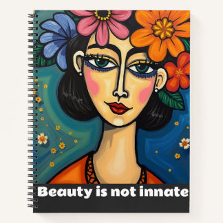 Spiral-Notebook mit künstlerischem Design-Empowerm Notizbuch