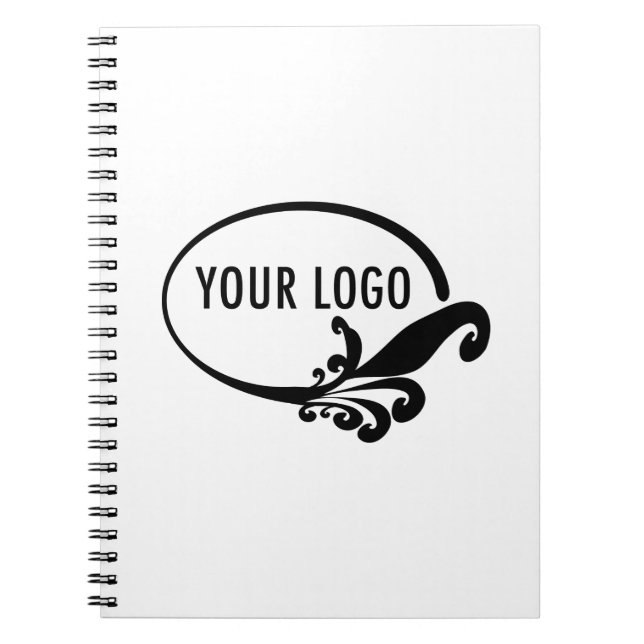 Spiral-Notebook mit Logo-Branding für Unternehmen Notizblock (Vorderseite)