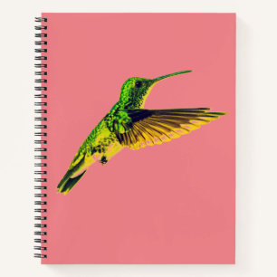 Spiral-Notebook mit Schlicht-geliebtem Emerald-Des Notizbuch