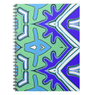 Spiral Notebook, Multicolor unique pattern design Notizblock