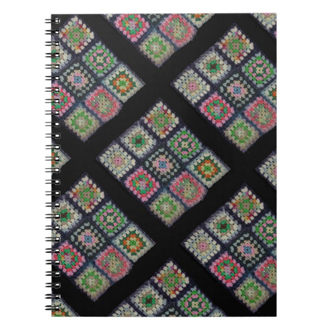 Spiral Notebook - Neun Patch afghanisch Notizblock (Vorderseite)