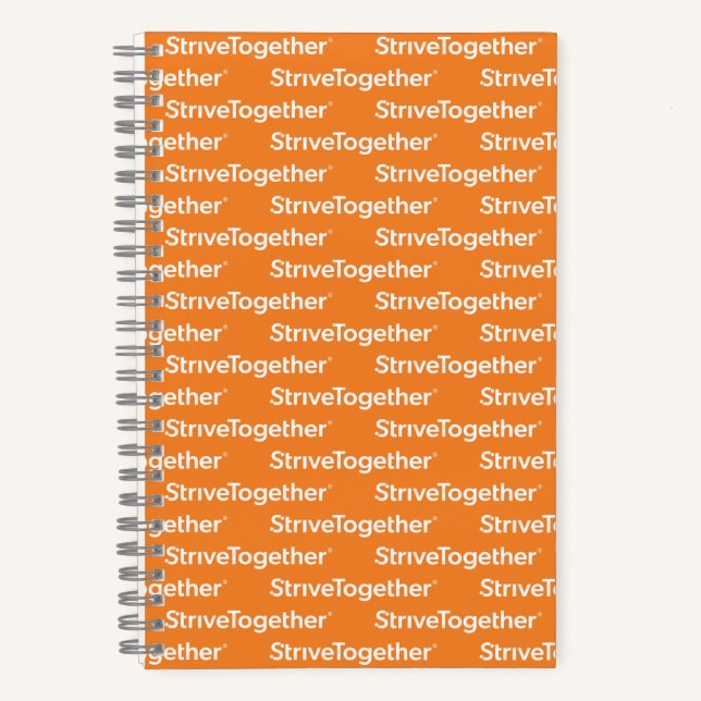 Spiral Notebook - Orange Notizbuch (Vorderseite)
