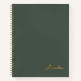 Spiral Notebook, Personalized Gift Notizbuch