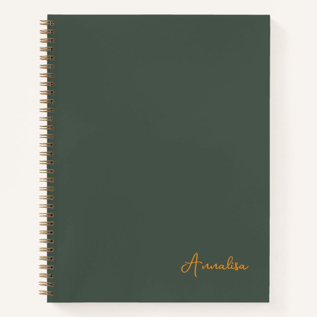 Spiral Notebook, Personalized Gift Notizbuch (Vorderseite)