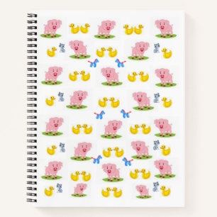 Spiral Notebook Pig Notizbuch