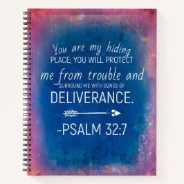 Spiral Notebook - Psalm 32:7 Notizbuch