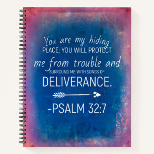 Spiral Notebook - Psalm 32:7 Notizbuch