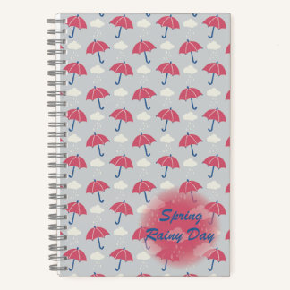 Spiral Notebook Rainy Day Notizbuch
