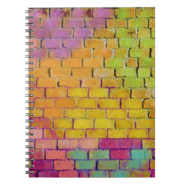 Spiral Notebook Regenbogenbricks Spraypaint Colors Notizblock