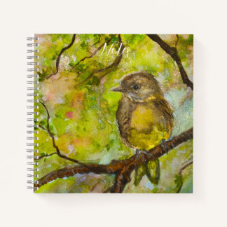 Spiral Notebook - Sweetie Bird Watercolor Notizbuch