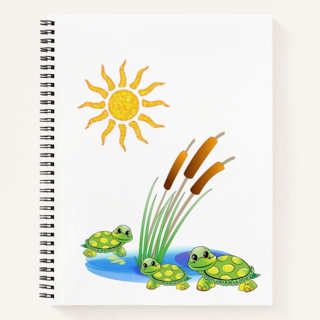 Spiral Notebook Turtle Notizbuch (Vorderseite)