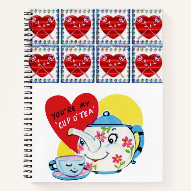 Spiral Notebook Valentine's Day Notizbuch (Vorderseite)