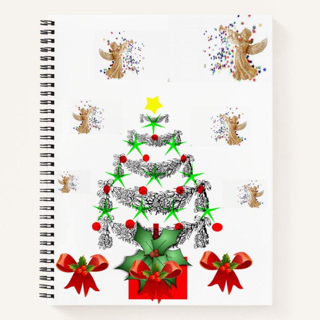 Spiral Notebook Weihnachten Notizbuch (Vorderseite)